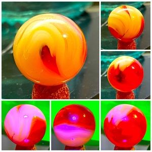 Collectible 5/8 inch Jabo UV activated Marble